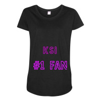 Ksi  1 Fan Maternity Scoop Neck T-shirt | Artistshot