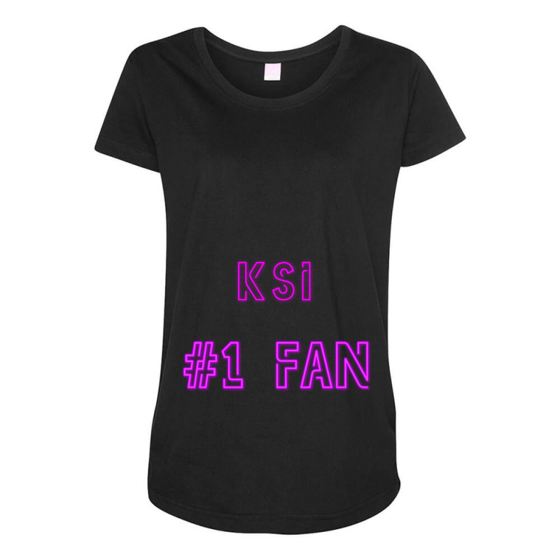 Ksi  1 Fan Maternity Scoop Neck T-shirt by cm-arts | Artistshot