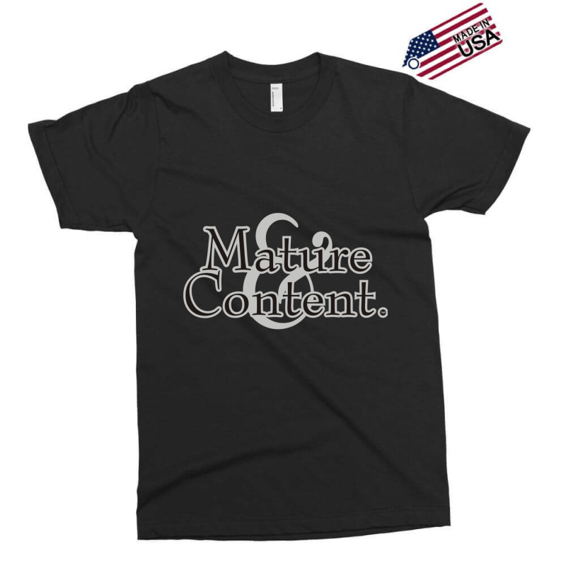 Mature _amp_ Content Exclusive T-shirt by DEMARCOBLACK | Artistshot