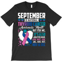 Womens September Is National Thyroid Cancer Awareness Month Warrior V T-shirt | Artistshot