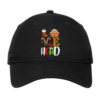 Xmas Lights Love Head Teacher Christmas Adjustable Cap | Artistshot