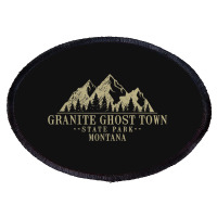 Montana Granite Ghost Town State Park Oval Patch | Artistshot