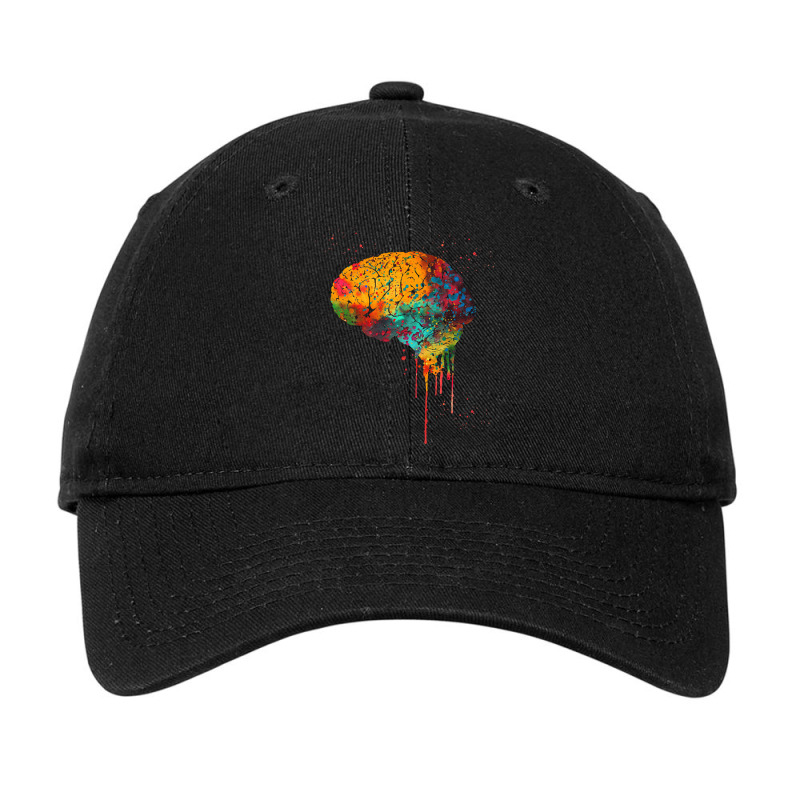 Human Brain, Human Brain Art, Human Brain Vintage, Human Brain Paintin Adjustable Cap by cm-arts | Artistshot