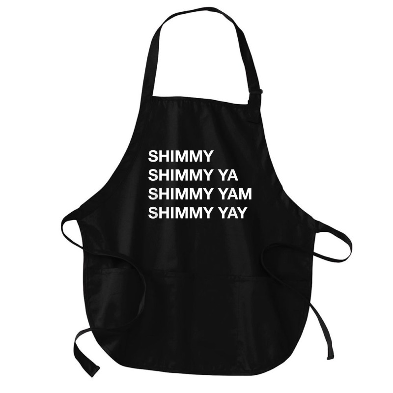 Shimmy Shimmy   Hiphop T Shirt Oldschool Rap Tee 90s Music Medium-length Apron | Artistshot