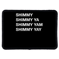 Shimmy Shimmy   Hiphop T Shirt Oldschool Rap Tee 90s Music Rectangle Patch | Artistshot