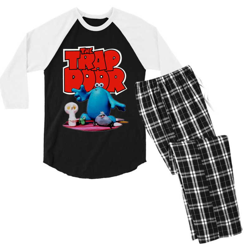 The-trap-door-(transparent)-- Men's 3/4 Sleeve Pajama Set | Artistshot