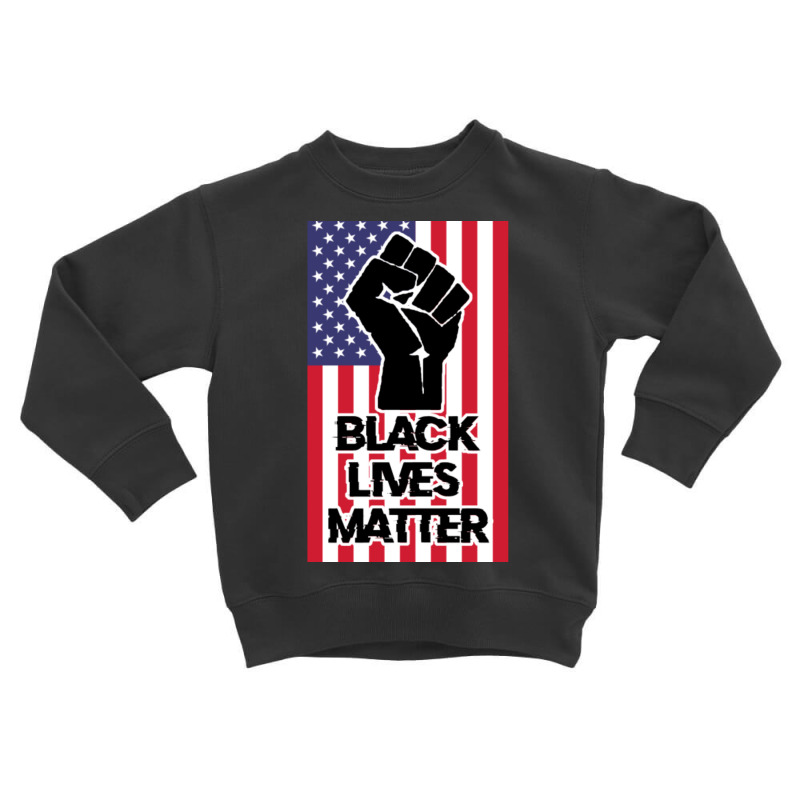 Blm Usa Toddler Sweatshirt by cm-arts | Artistshot