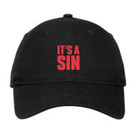 It's A Sin- Channel 4 Tv Show Retro Title Block Adjustable Cap | Artistshot