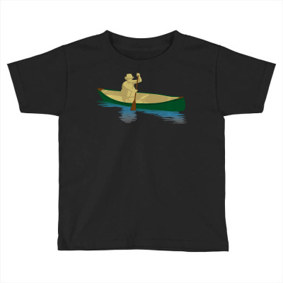 Canoe Paddling Lover Canoeing Art Gift Canoe Camping Gift Long Sleeve Toddler T-shirt Designed By Juvenal
