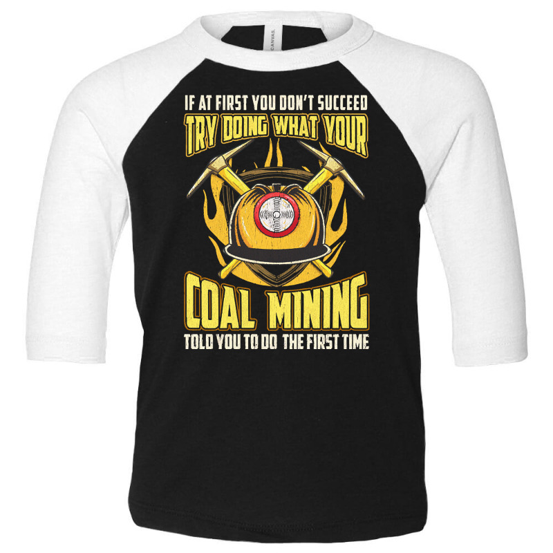 Coal Miners, Coal Miners Art, Coal Miners Painting, Coal Miners Vintag Toddler 3/4 Sleeve Tee by cm-arts | Artistshot