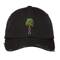 Dna Tree Of Life Earth Science Genetics Environment Biology Long Sleev Vintage Cap | Artistshot