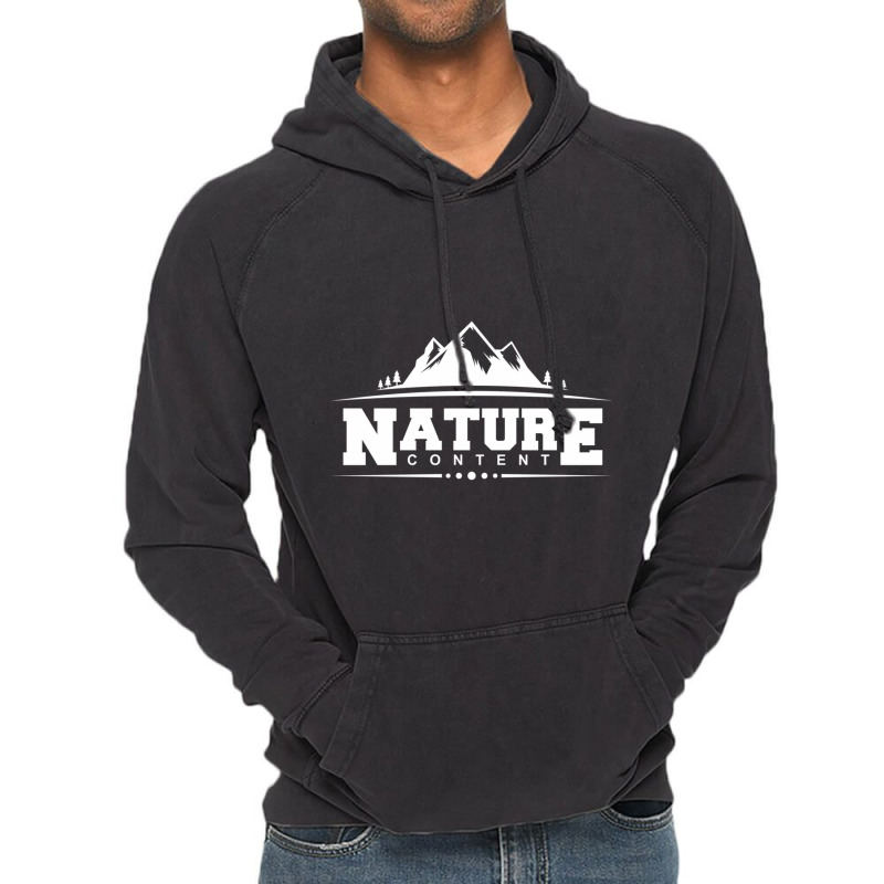 Nature Content Mature Content Vintage Hoodie by DEMARCOBLACK | Artistshot