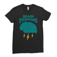 Brain Storming, Brain Storming Art, Brain Storming Vintage, Brain Stor Ladies Fitted T-shirt | Artistshot