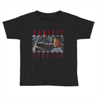 Fast & Furious Dominic Toretto Photo Word Stack T Shirt Toddler T-shirt | Artistshot