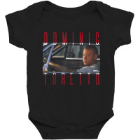 Fast & Furious Dominic Toretto Photo Word Stack T Shirt Baby Bodysuit | Artistshot