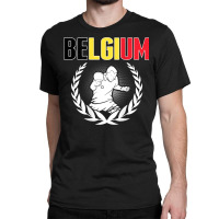 Belgium Table Tennis Lovers   Support Belgian Ping Pong Team Classic T-shirt | Artistshot