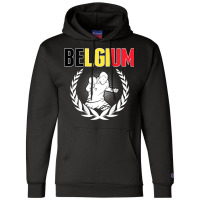 Belgium Table Tennis Lovers   Support Belgian Ping Pong Team Champion Hoodie | Artistshot