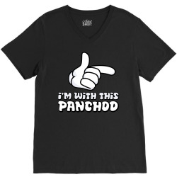 I Am With This Punchod V-Neck Tee | Artistshot
