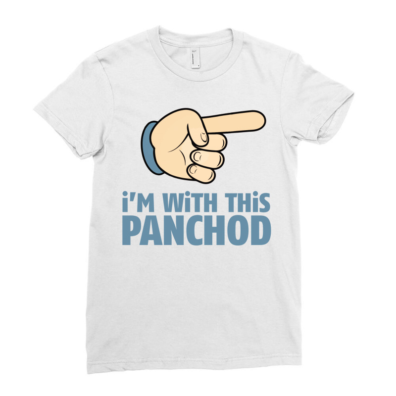 I Am With This Punchod Ladies Fitted T-shirt | Artistshot