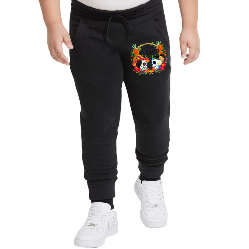 Day Of The Dead Día De Muertos Amor Eterno Skull Candy Youth Jogger by Renew | Artistshot