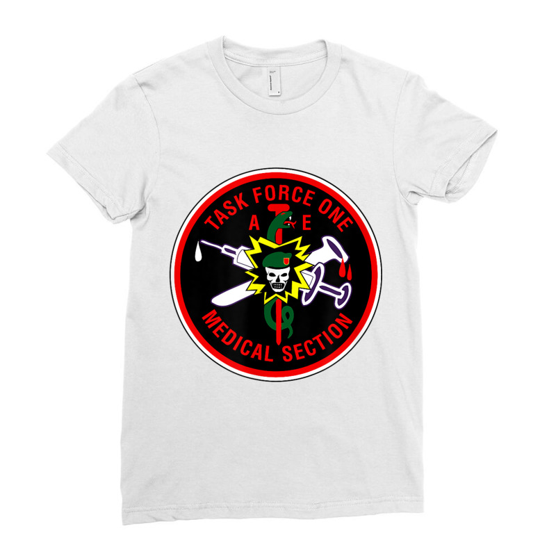 Vietnam War Macvsog Task Force 1 Medical Section T Shirt Ladies Fitted T-Shirt by cm-arts | Artistshot