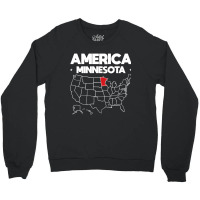 Usa Minnesota, Usa Minnesota Vintage, Usa Minnesota Art, Usa Minnesota Crewneck Sweatshirt | Artistshot