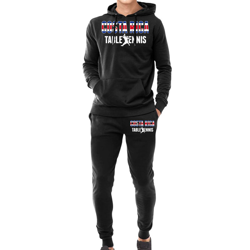 Costa Rica Table Tennis Fans   Costa Rican Flag Ping Pong Hoodie & Jogger set by Outpost | Artistshot