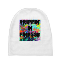 Drippin' In Finesse Colorful Bright Drip Party T Shirt Baby Beanies | Artistshot