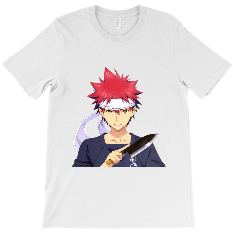 Chef Sokugek Soumo With Knife Anime T-Shirt by JesseBWiles | Artistshot