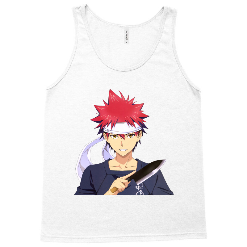 Chef Sokugek Soumo With Knife Anime Tank Top by JesseBWiles | Artistshot