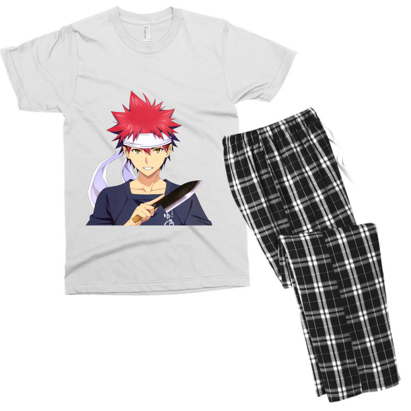 Chef Sokugek Soumo With Knife Anime Men's T-shirt Pajama Set by JesseBWiles | Artistshot