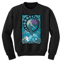 Nouveau Mermaid, Nouveau Mermaid Art, Nouveau Mermaid Painting, Nouvea Youth Sweatshirt | Artistshot