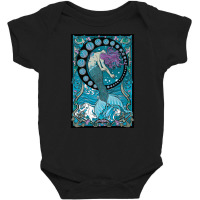 Nouveau Mermaid, Nouveau Mermaid Art, Nouveau Mermaid Painting, Nouvea Baby Bodysuit | Artistshot