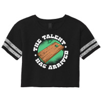 The Talent Has Arrived, Funny Cornhole Men Cornhole Grandpa Scorecard Crop Tee | Artistshot