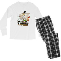 Goals  Pirate Ship One Anime Japan Men's Long Sleeve Pajama Set | Artistshot