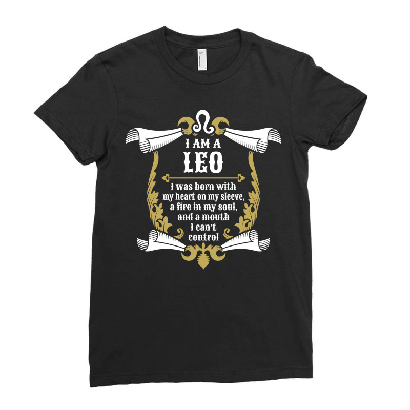 I Am A Leo Ladies Fitted T-Shirt by tshiart | Artistshot