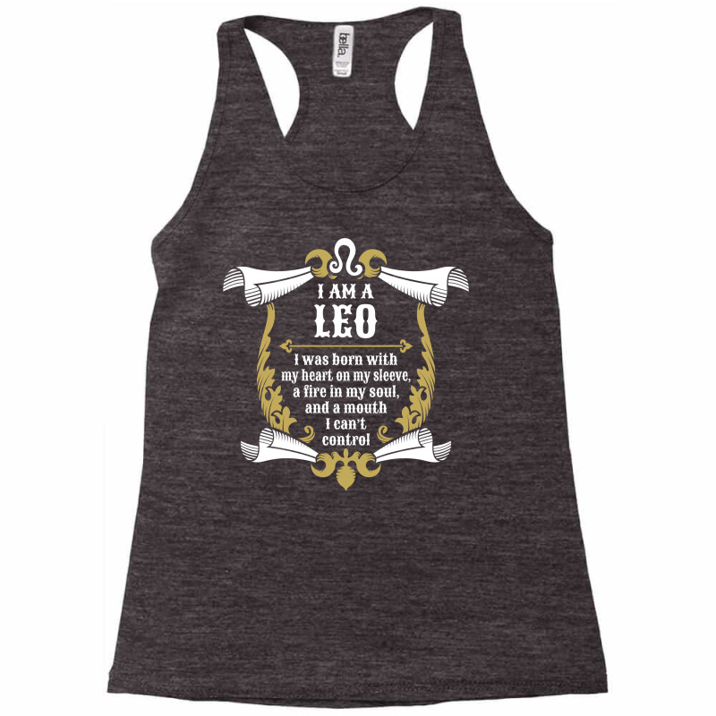 I Am A Leo Racerback Tank by tshiart | Artistshot