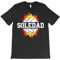 Soledad Name Volleyball Player Girls Ball And Net Sports Fan T-shirt | Artistshot