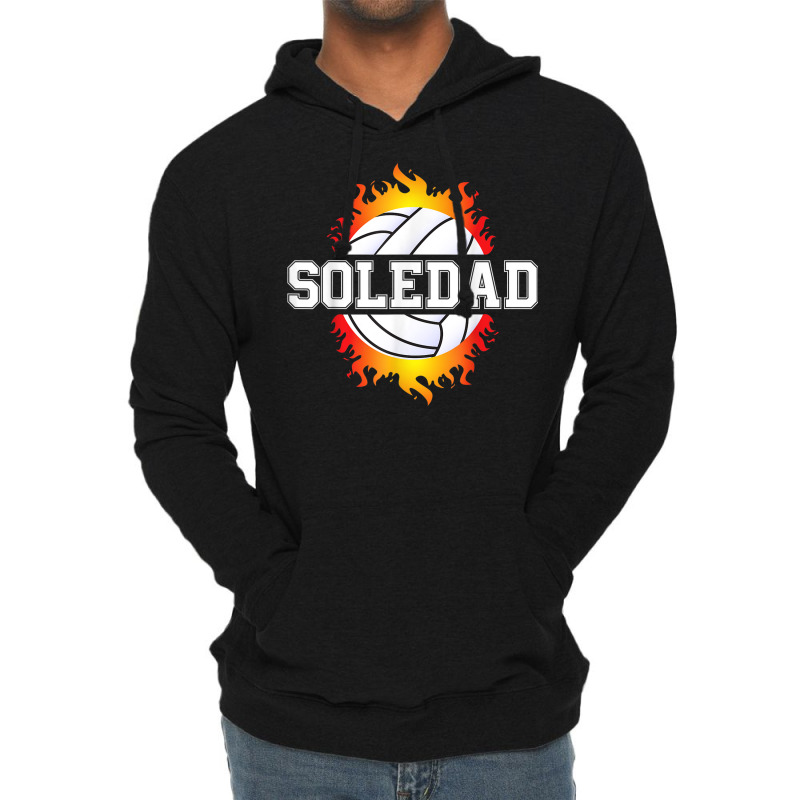 Soledad Name Volleyball Player Girls Ball And Net Sports Fan Lightweight Hoodie | Artistshot