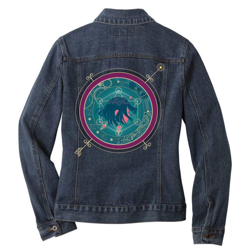 State Of Mind, State Of Mind Art, State Of Mind Painting, State Of Min Ladies Denim Jacket by cm-arts | Artistshot