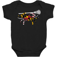 Maryland Crab Lacrosse Boys Hoodie Stick Lax Sister Brother Baby Bodysuit | Artistshot