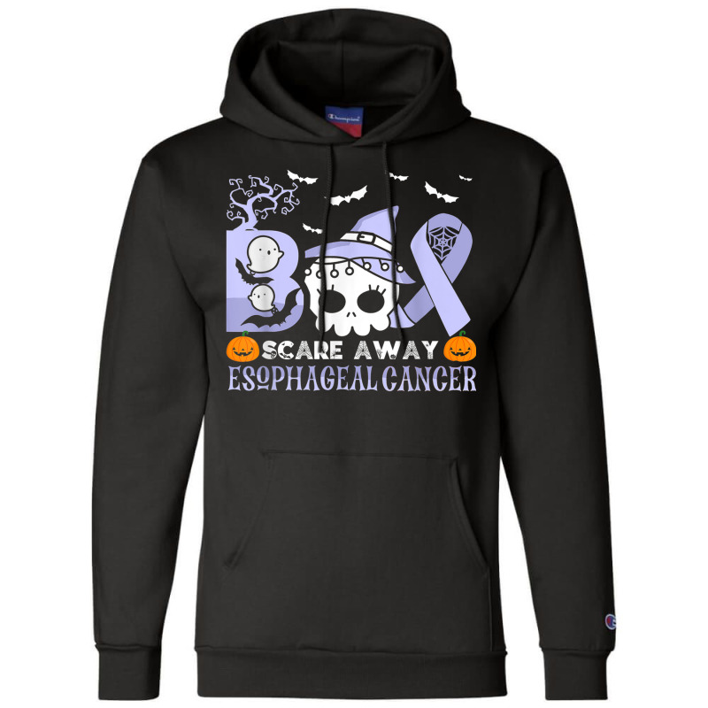 Boo Scare Away Esophageal Cancer Halloween Champion Hoodie by Fashzilla | Artistshot