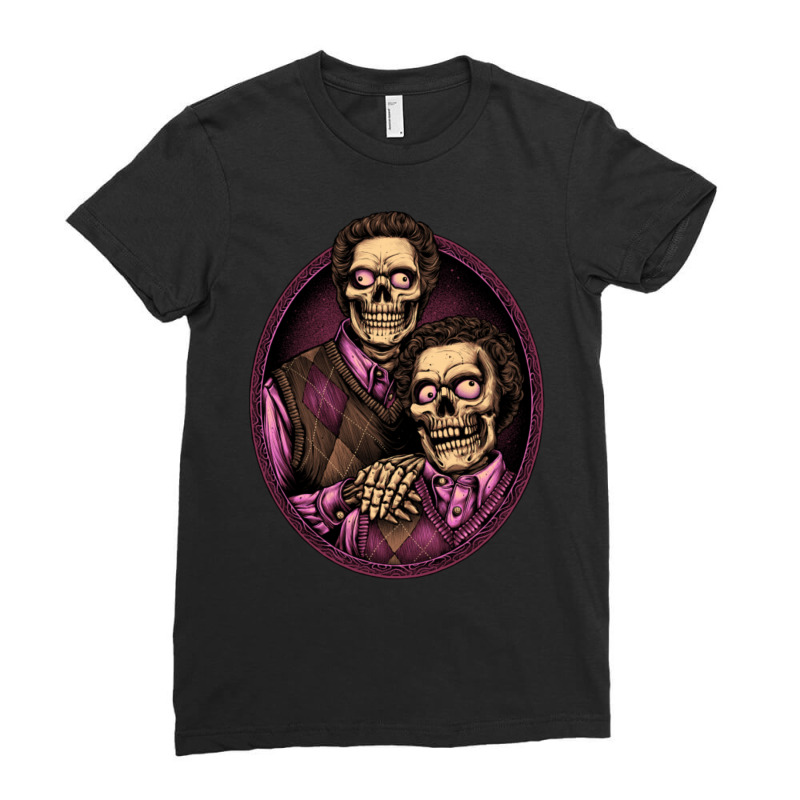 Bros For Life And Death Ladies Fitted T-Shirt by cm-arts | Artistshot