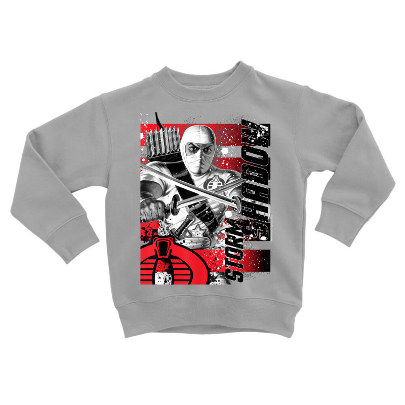 G.i. Joe Storm Shadow Paint Splatter T Shirt Toddler Sweatshirt by cm-arts | Artistshot