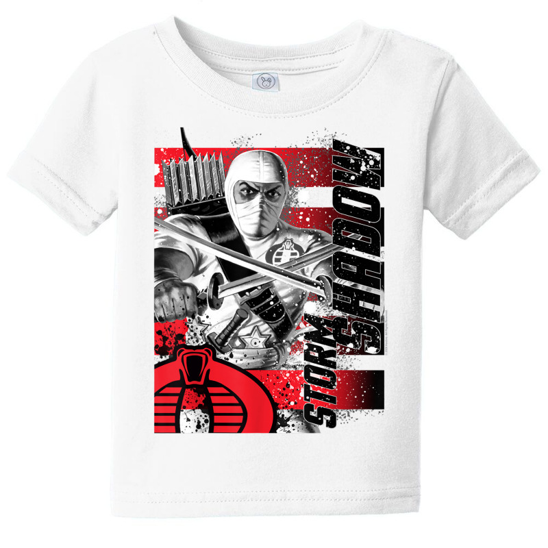 G.i. Joe Storm Shadow Paint Splatter T Shirt Baby Tee by cm-arts | Artistshot