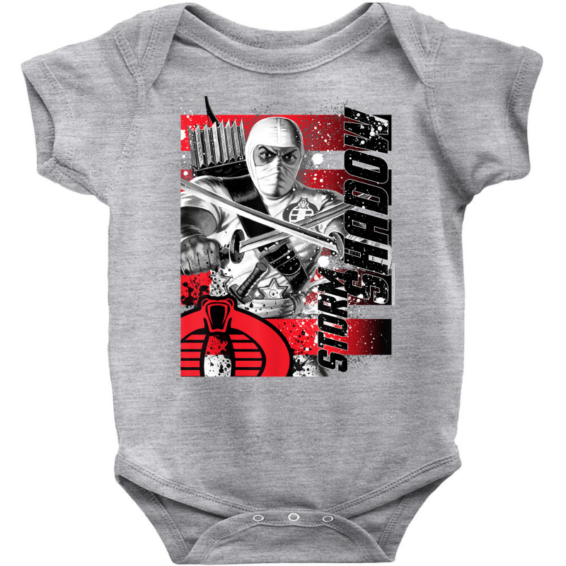 G.i. Joe Storm Shadow Paint Splatter T Shirt Baby Bodysuit by cm-arts | Artistshot