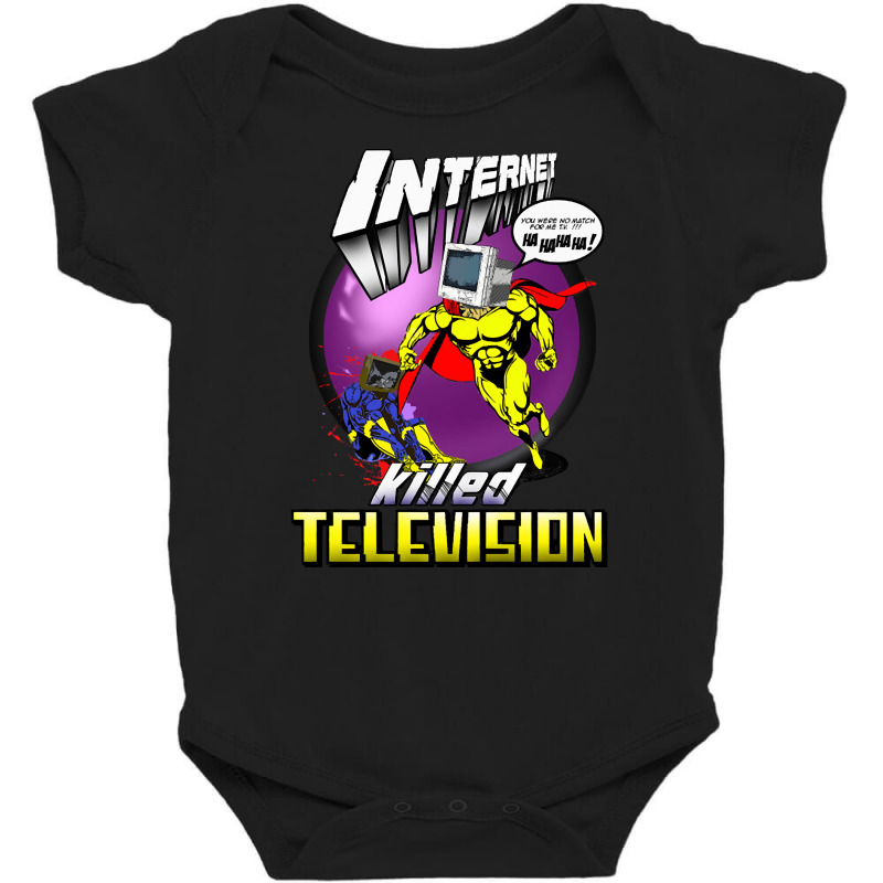 Internet Killed Television, Internet Killed Television Art, Internet K Baby Bodysuit | Artistshot