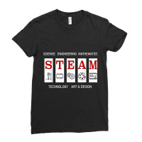 Steam Technology, Art And Engineering Stem Education Shirt Ladies Fitted T-shirt | Artistshot