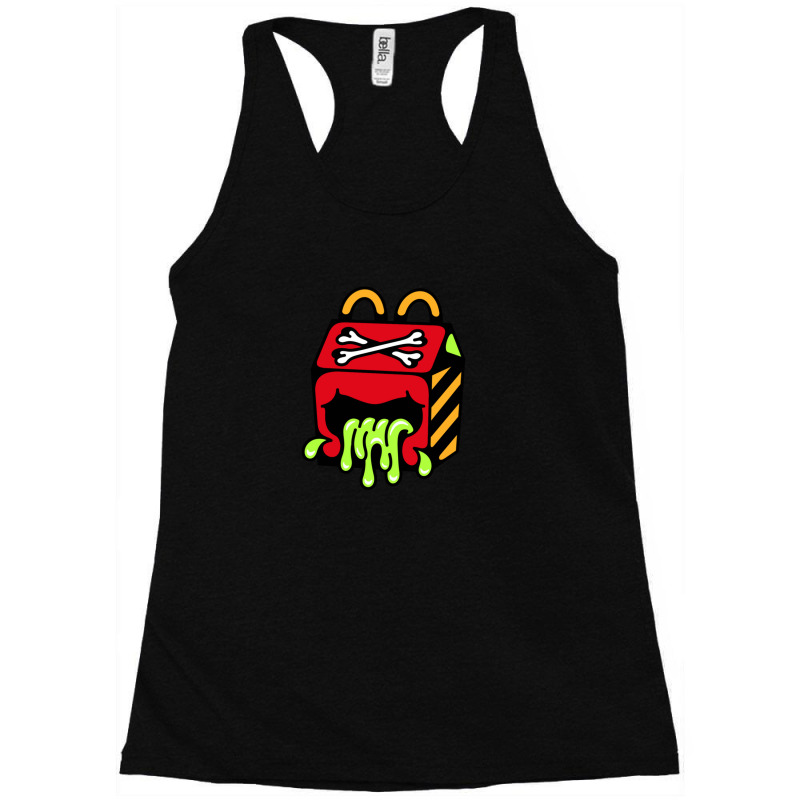 Toxic Happy Meal Trippy Cartoon Racerback Tank by KennethSteele | Artistshot