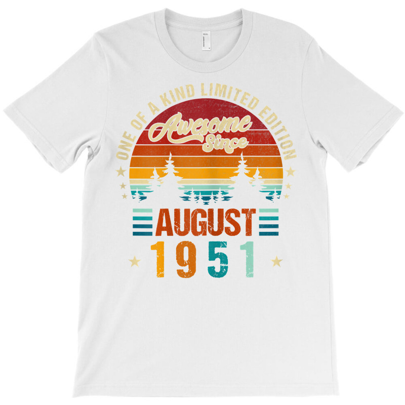 Womens Vintage 1951 Awesome Since August 1951 Limited Edition 71th T S T-shirt | Artistshot